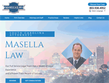 Tablet Screenshot of masellalaw.com